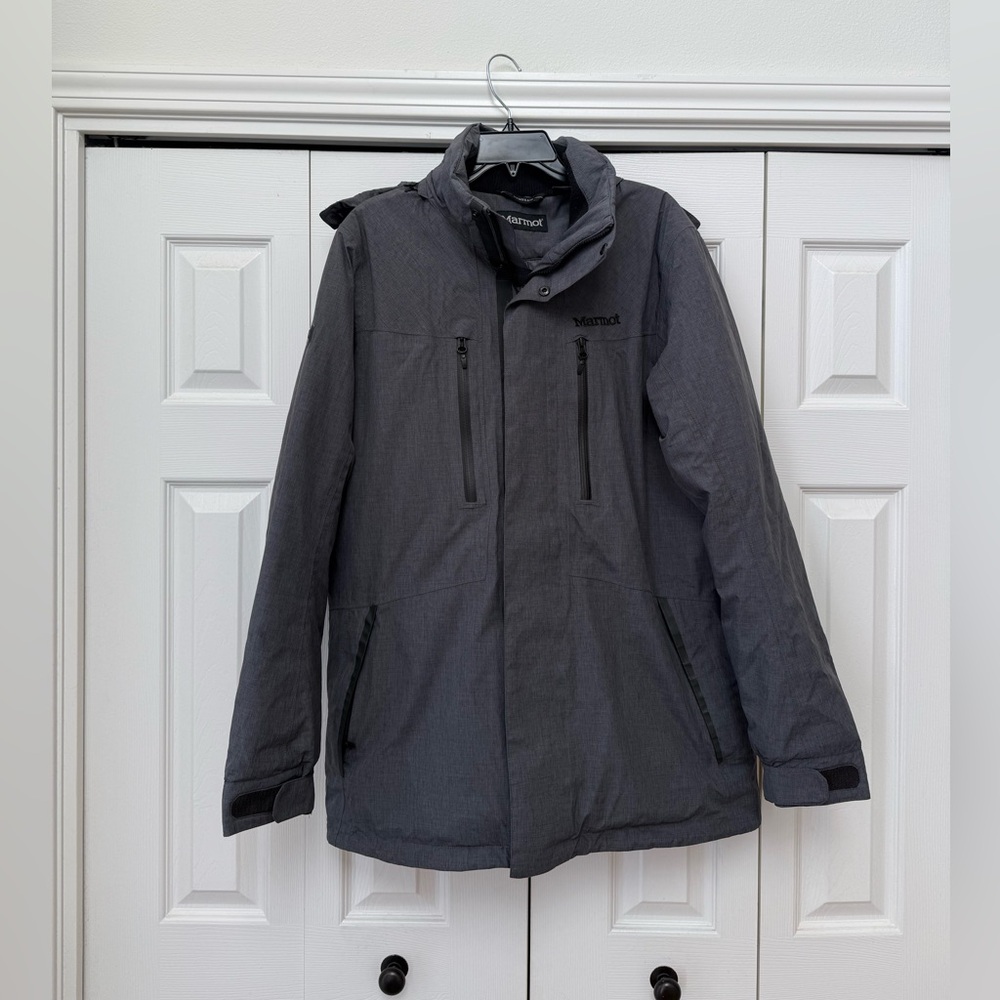 Men’s Marmot Waterproof Snow Jacket SZ L - Picture 3 of 9